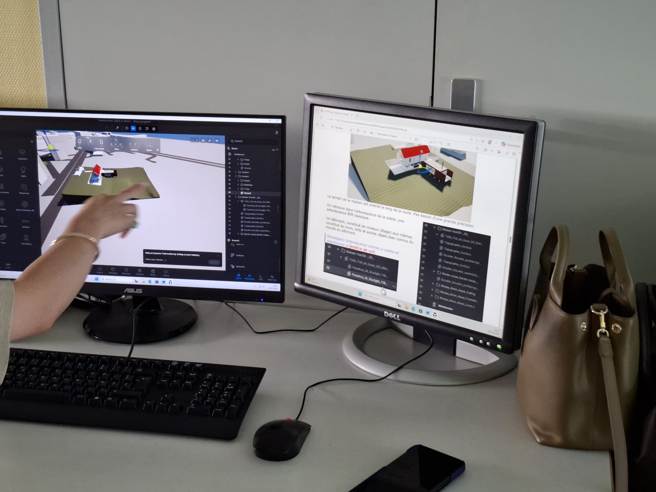 Bureau 3D construction Immobilier - Formation Master ICH Immobilier